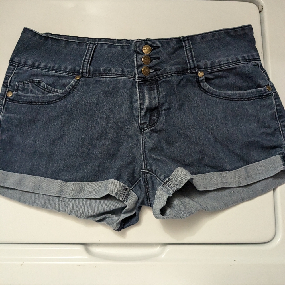 Loadwish Size 11/12 Stylish Blue Denim Women's Shorts